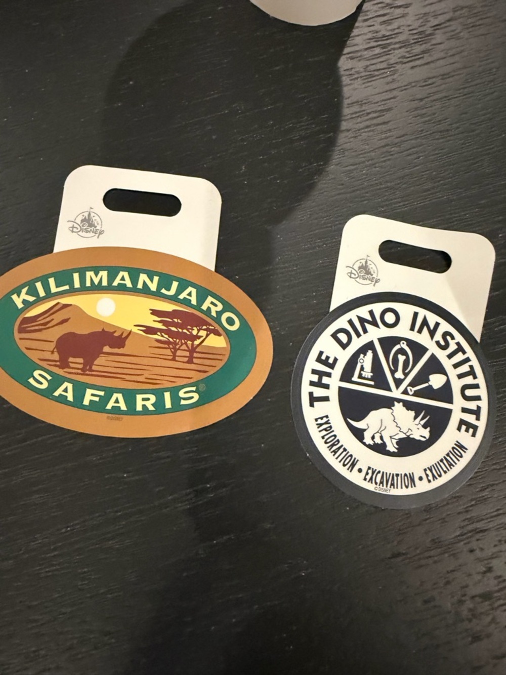 Disney parks stickers Kilimanjaro Safaris & The Dino Institute Patch Set
